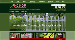 Desktop Screenshot of anchorfencecontractors.com